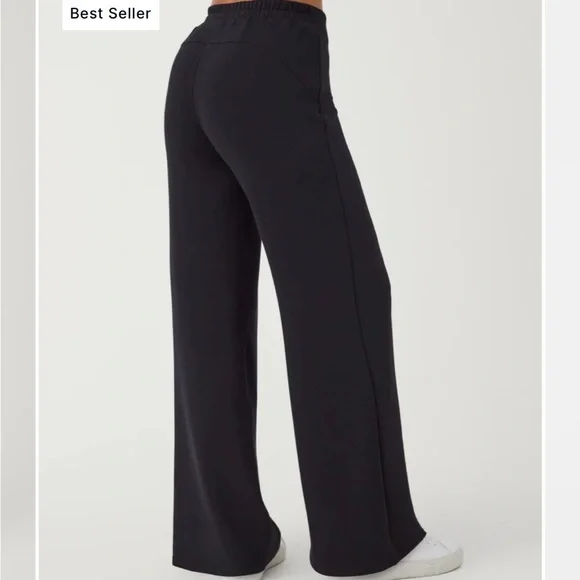 SPANX Black Wide Leg Pants - Picture 2 of 8